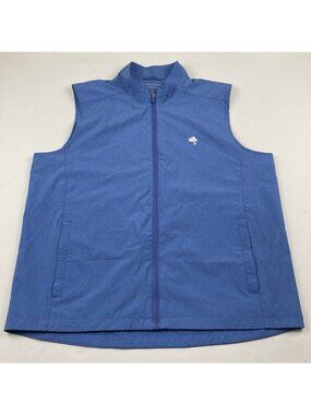 Holderness & Bourne Dry Luxe Performance Golf Vest Men’s XL Tailor Fit Blue